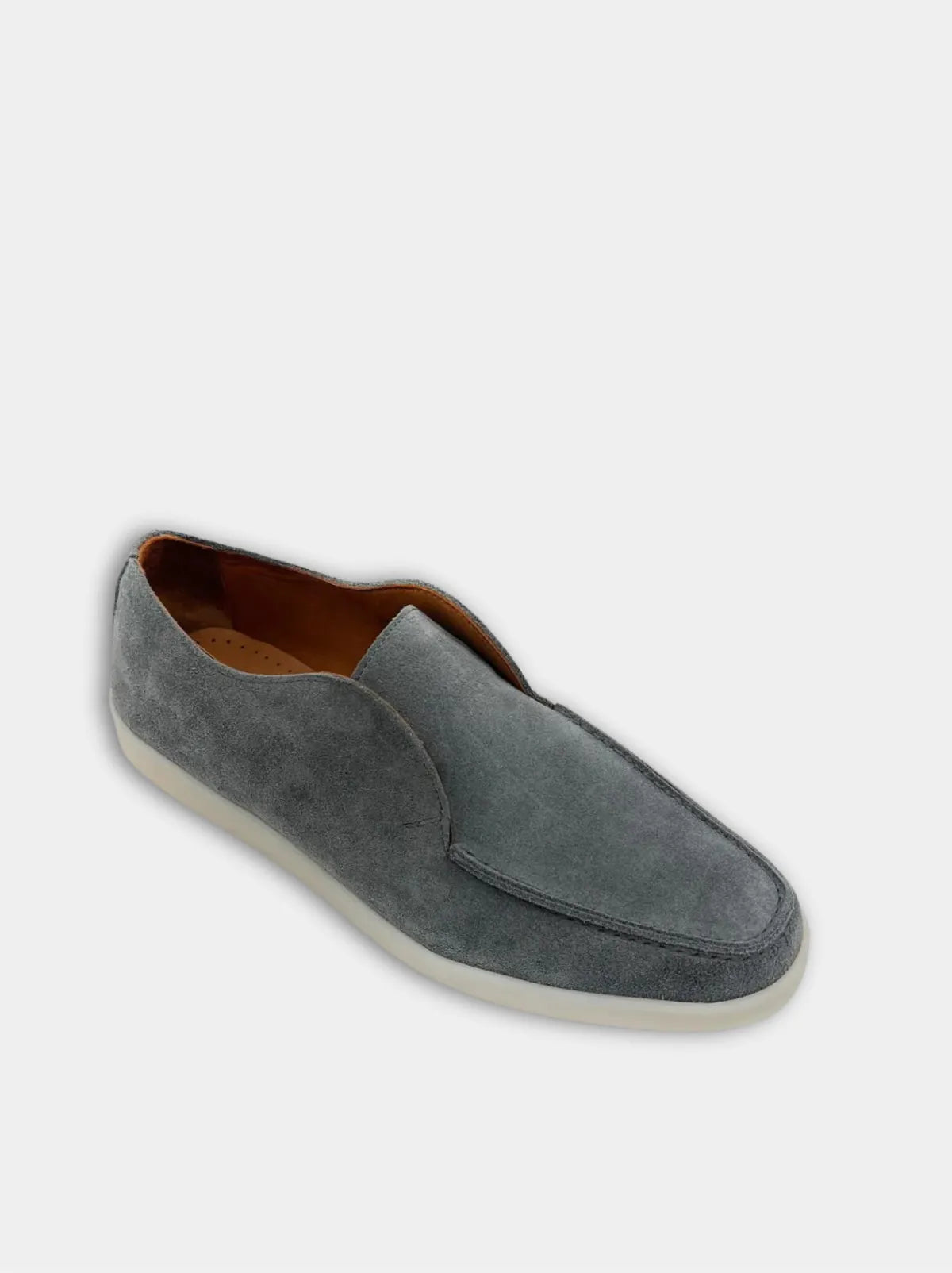 HIGH LOAFER IN SUEDE GREY-Men Loafer-BELTRAMI OSVALDO-Pointure.AE