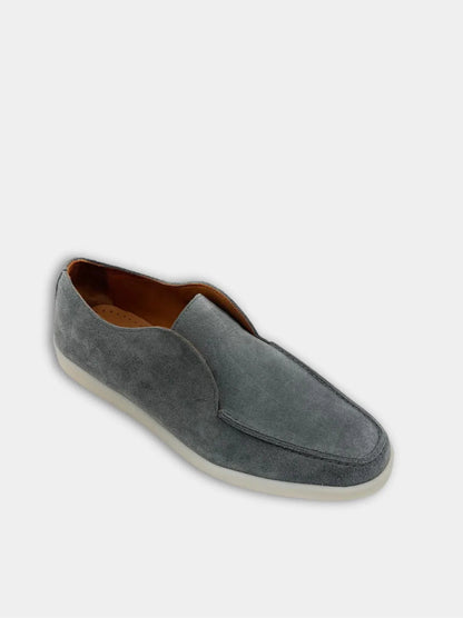 HIGH LOAFER IN SUEDE GREY-Men Loafer-BELTRAMI OSVALDO-Pointure.AE