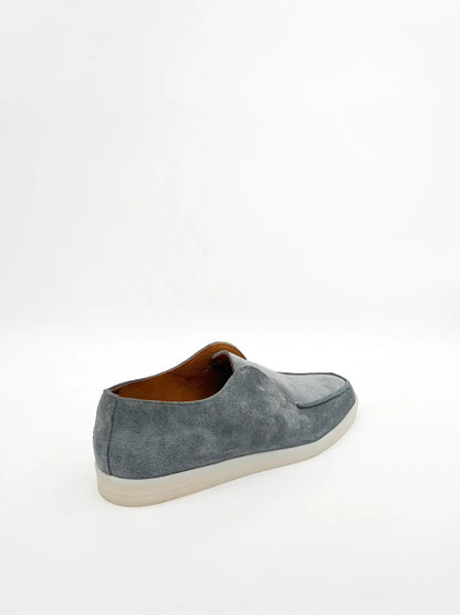 HIGH LOAFER IN SUEDE GREY-Men Loafer-BELTRAMI OSVALDO- Pointure.AE