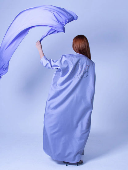 Jacquard Oversized Abaya-Abayas-KURUNKOO- Pointure.AE