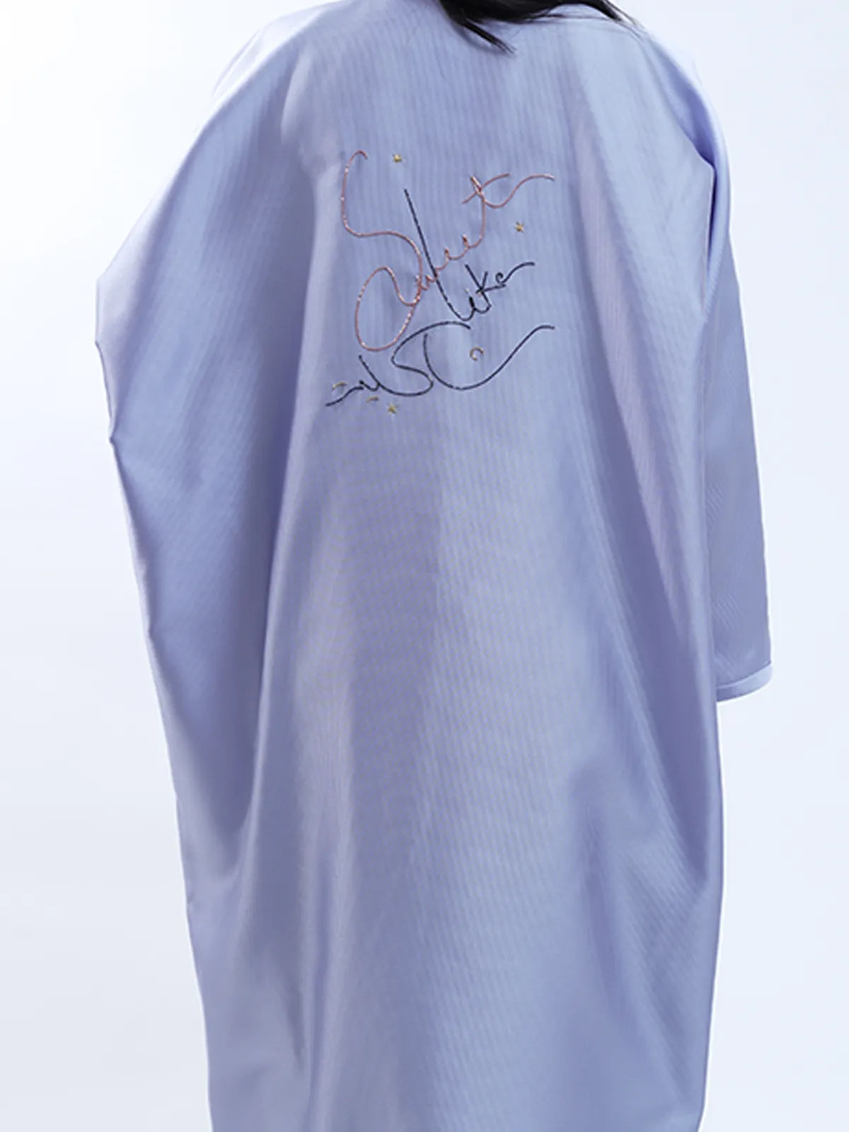 Jacquard Oversized Abaya-Abayas-KURUNKOO- Pointure.AE