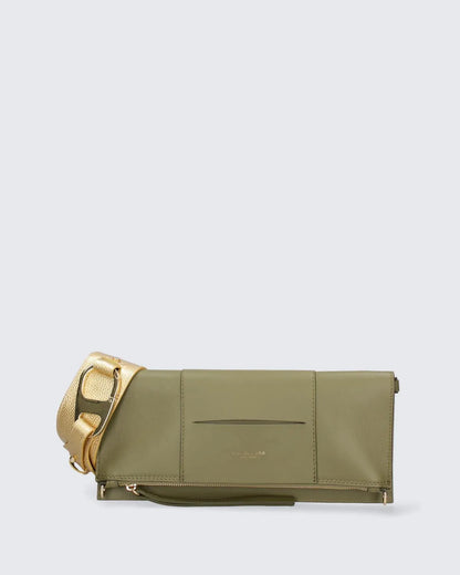 Leather Pouch in Green – Pouches by My Best Bag | MĀJÅ