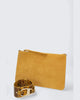 Leather Pouch in Yellow – Pouches by My Best Bag | MĀJÅ