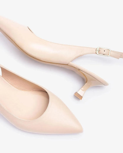 LEATHER SLING BACK-Sling Backs-UNISA- Pointure.AE