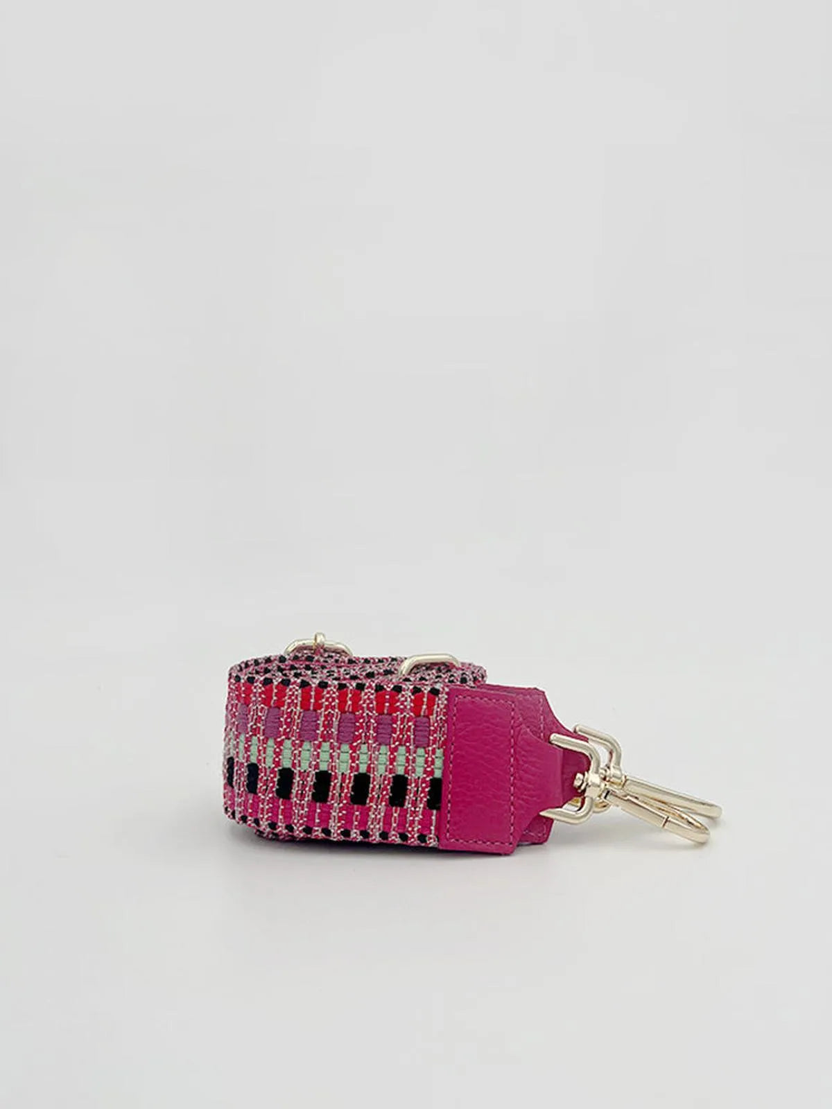 LEATHER TRIMMED BAG STRAP-Bag Straps-POINTURE- Pointure.AE