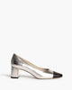 Low Heel Pump in Silver – Pumps by Corina | MĀJÅ