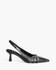 Low Heel Sling Back in Black – Sling Backs by Corina | MĀJÅ