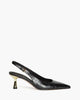 Low Heel Sling Back in Crocco – Sling Backs by Corina | MĀJÅ