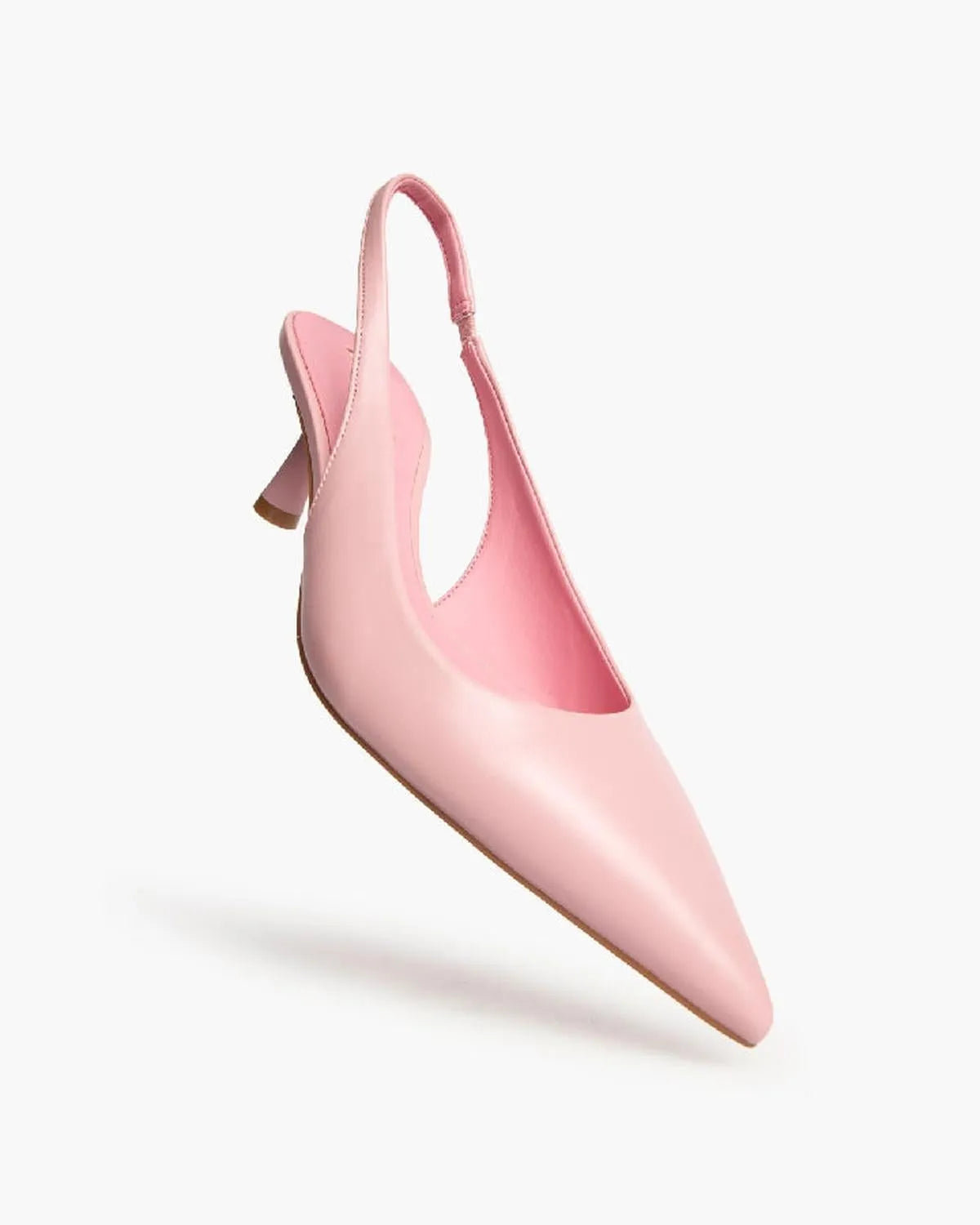 LOW HEEL SLING BACK IN PINK-Sling Backs-CORINA- Pointure.AE