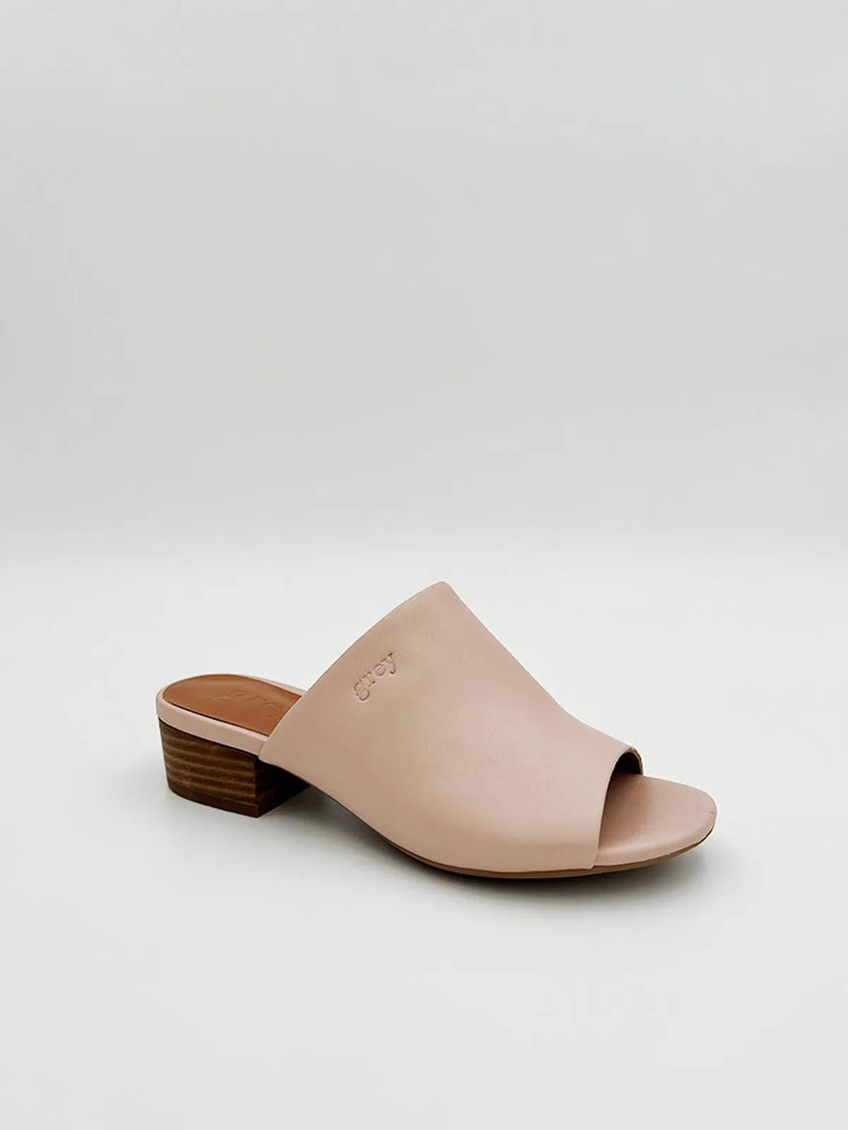 LOW HEELED MULE IN BLUSH PINK-Mules-GREY- Pointure.AE