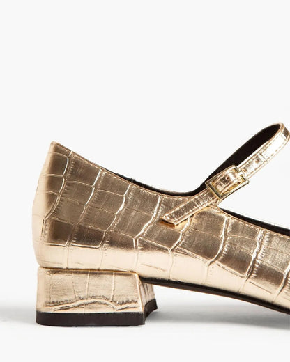 MARY JANE WITH LOW HEEL-Ballerinas-CORINA- Pointure.AE
