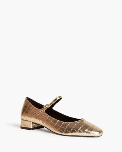 MARY JANE WITH LOW HEEL-Ballerinas-CORINA- Pointure.AE