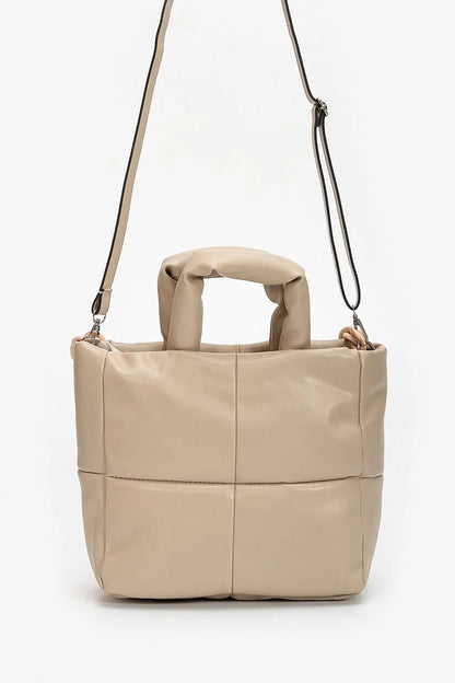 MEDIUM HANDBAG WITH DECORATIVE CHAIN-Top Handle Bags-MARIE CLAIRE- Pointure.AE