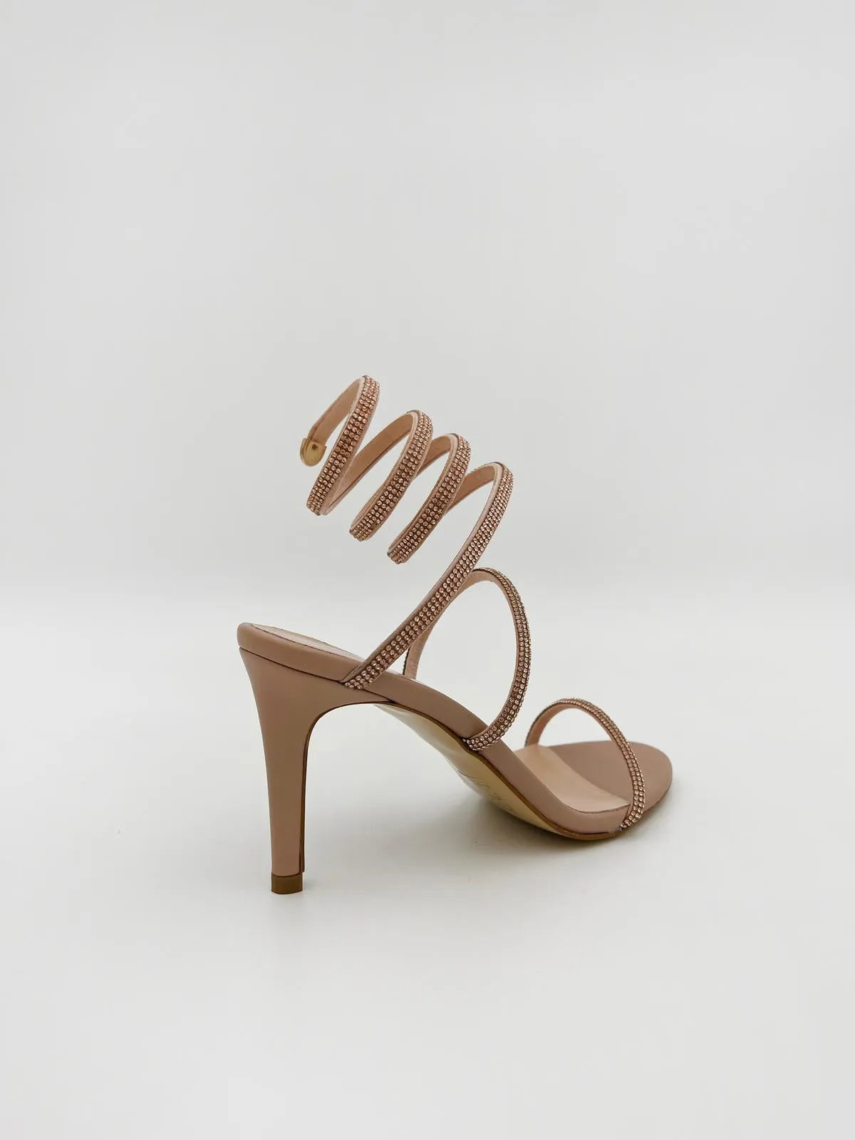 MEDIUM HEELED SANDALS IN NUDE-Sandals-TUCINO- Pointure.AE