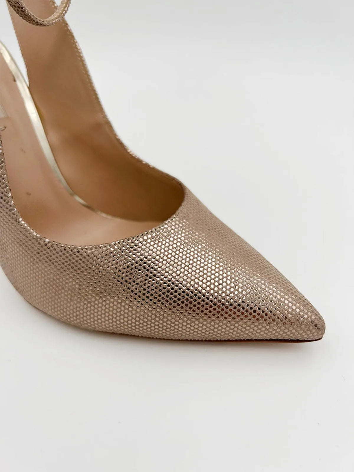 METALLIC EFFECT BLADE SLINGBACK-Sling Backs-CASADEI- Pointure.AE
