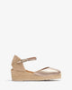 Metallic Effect D'orsay Ankle Strap Espadrille – Espadrilles by Unisa | MĀJÅ