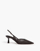 Metallic Mesh Sling Back in Black – Sling Backs by Corina | MĀJÅ