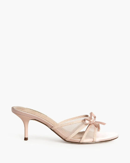Mid Heel Slip-on in Pink – Mules by Corina | MĀJÅ