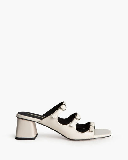 Mid Heel Slip-on with Straps – Mules by Corina | MĀJÅ