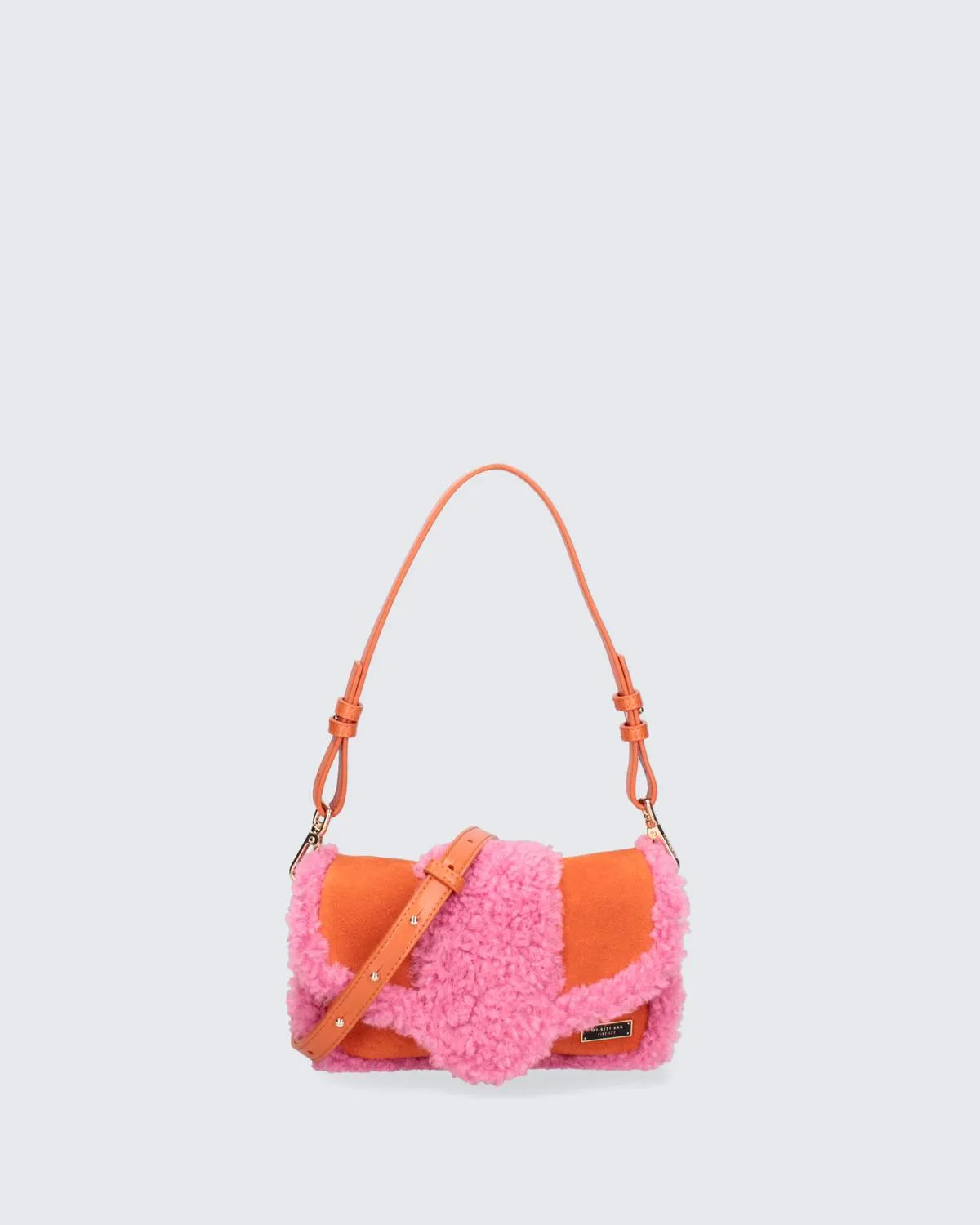MINI YAYA FUR - BOMBAY-Shoulder Bags-MY BEST BAG- Pointure.AE