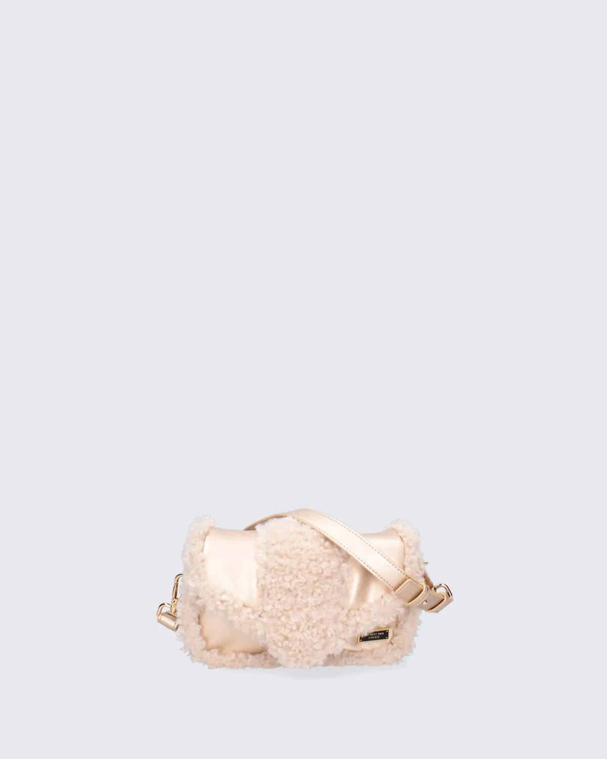 MINI YAYA FUR - GOLD-Shoulder Bags-MY BEST BAG- Pointure.AE