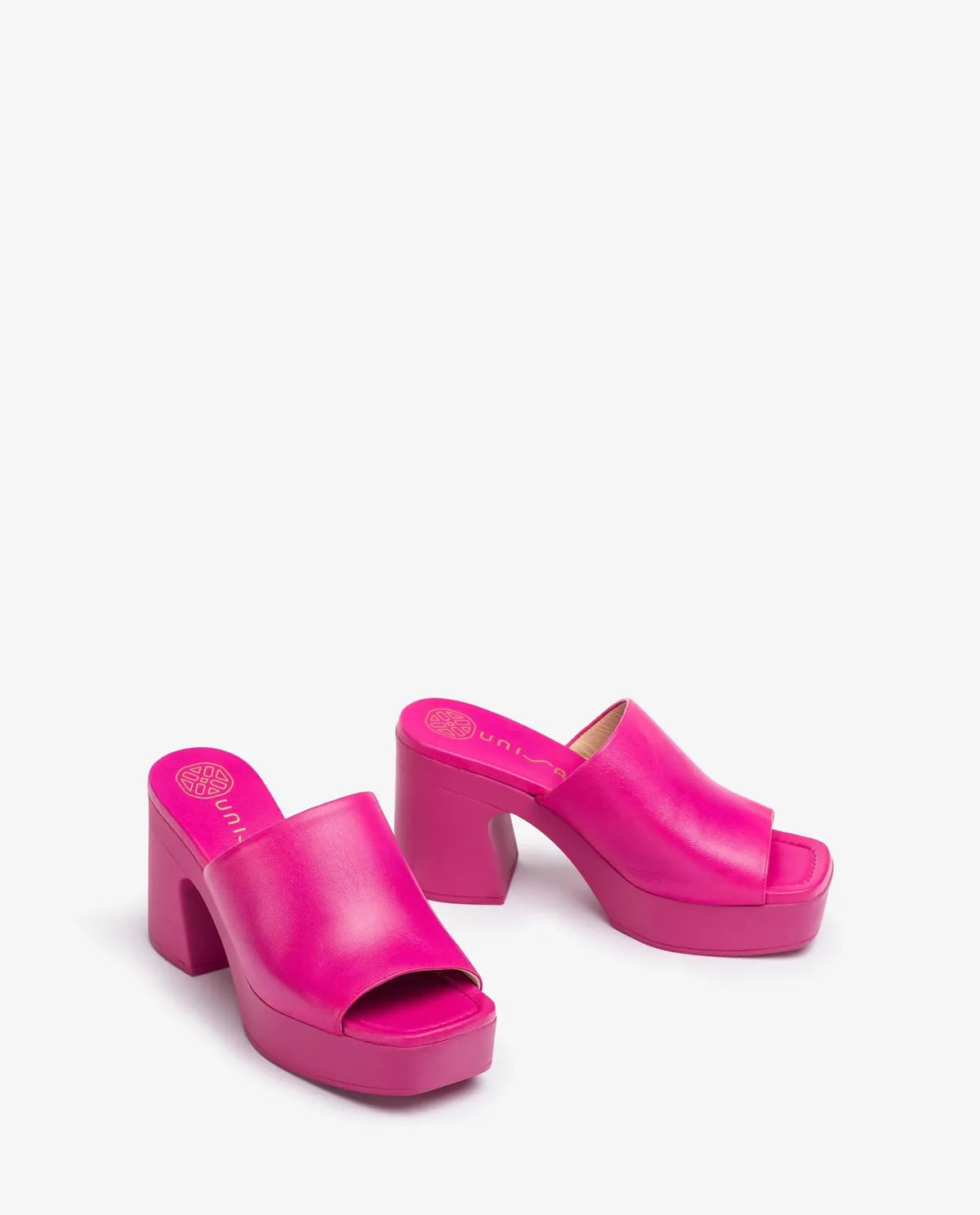 MONOCHROME MULE IN FUSCHIA-Mules-UNISA- Pointure.AE
