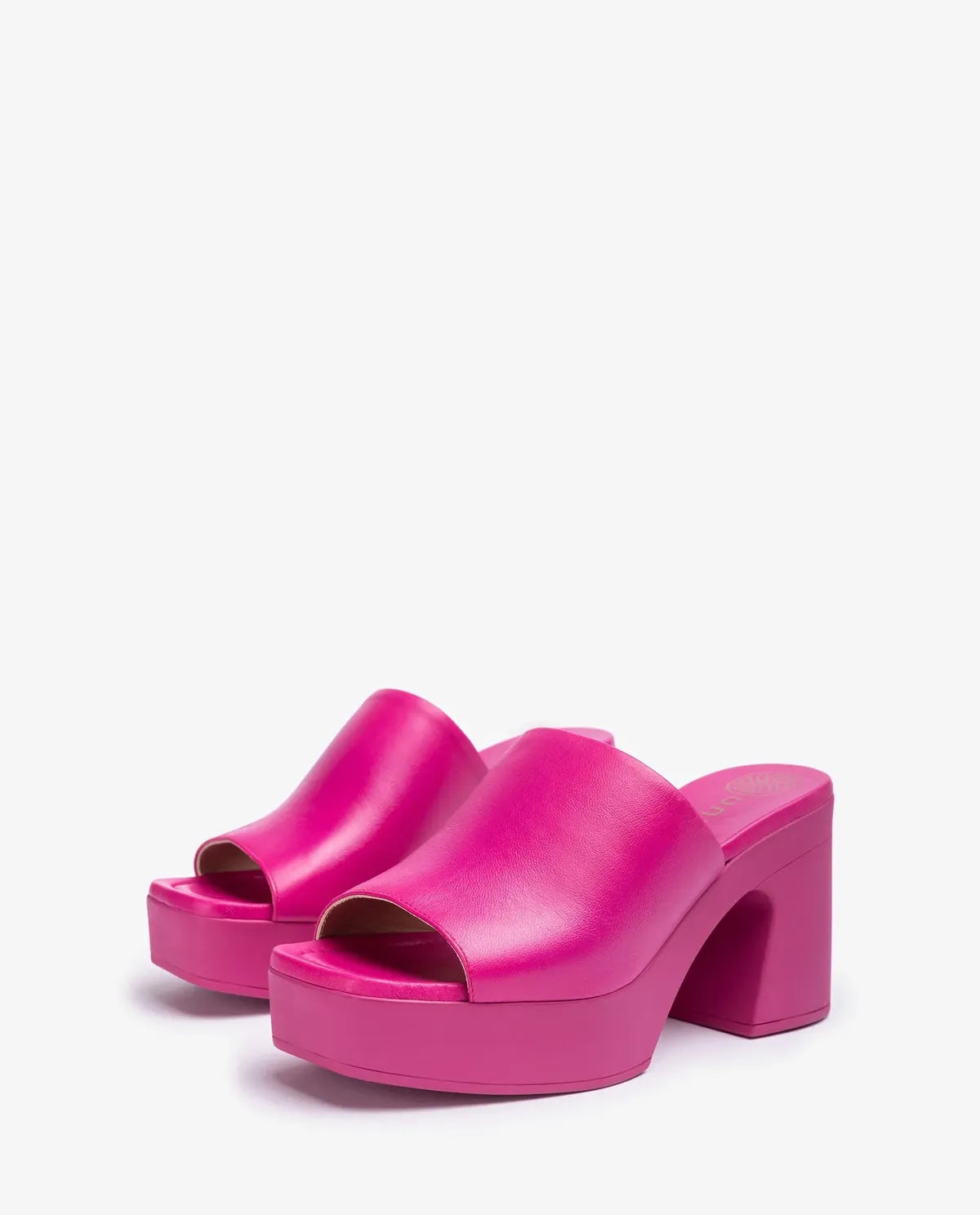 MONOCHROME MULE IN FUSCHIA-Mules-UNISA- Pointure.AE