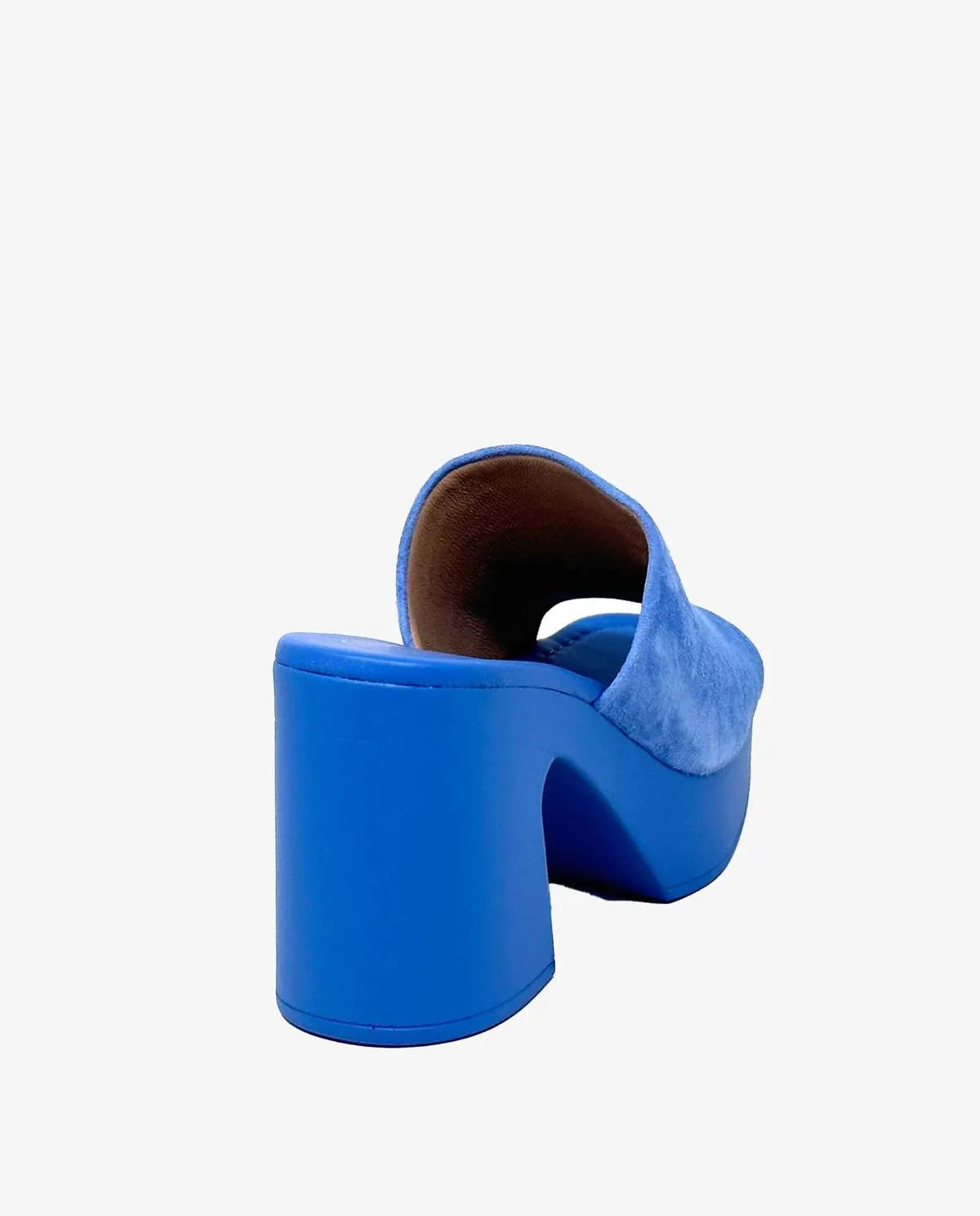 MONOCHROME MULE IN SUEDE BLUE-Mules-UNISA- Pointure.AE