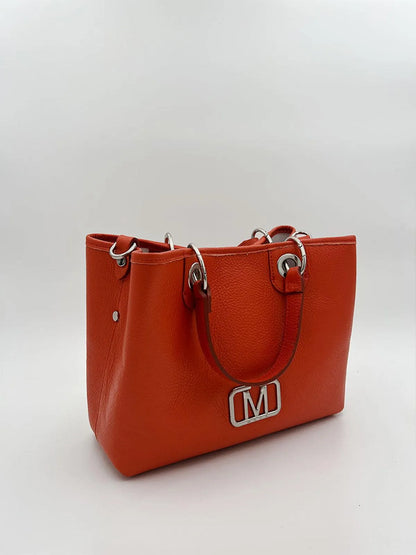 ORANGE TOP-HANDLE BAG-Top Handle Bags-MAGA MILANO- Pointure.AE