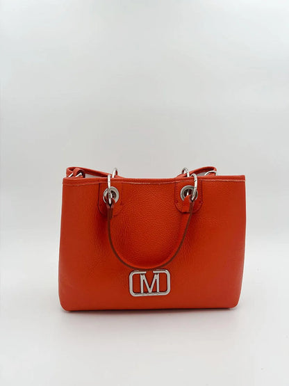 ORANGE TOP-HANDLE BAG-Top Handle Bags-MAGA MILANO- Pointure.AE