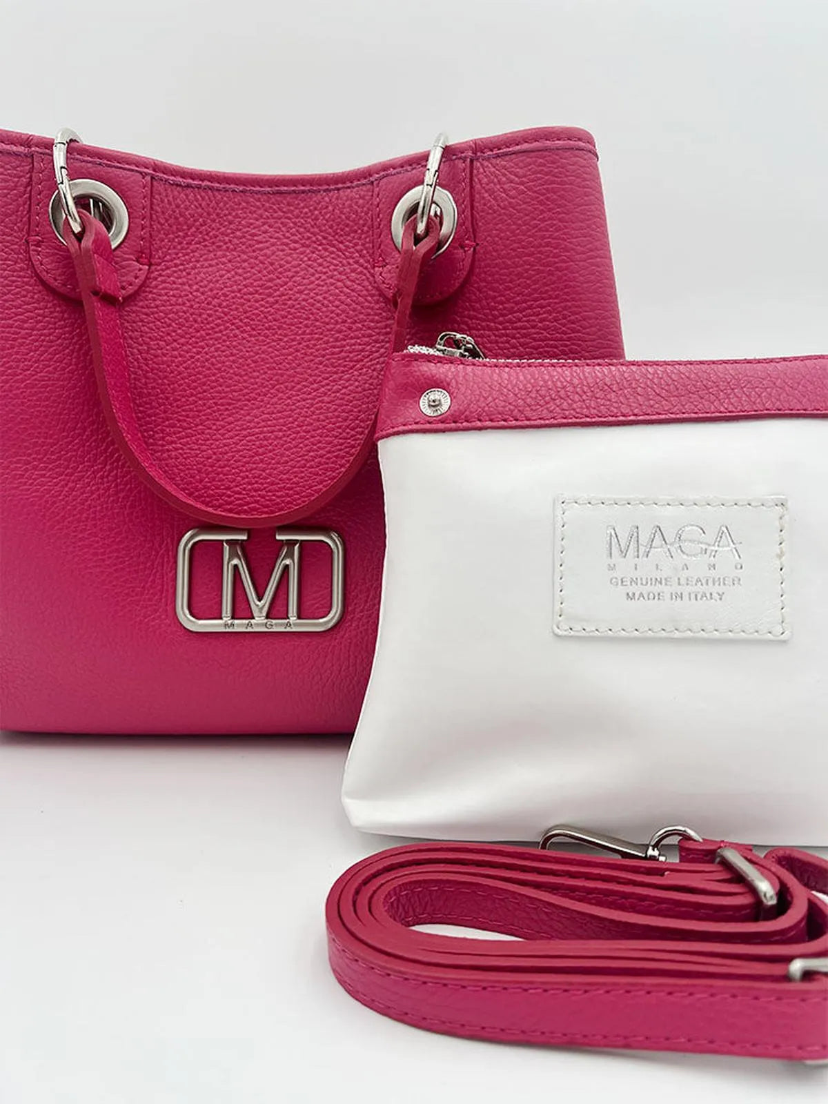 PINK TOP-HANDLE BAG-Top Handle Bags-MAGA MILANO- Pointure.AE
