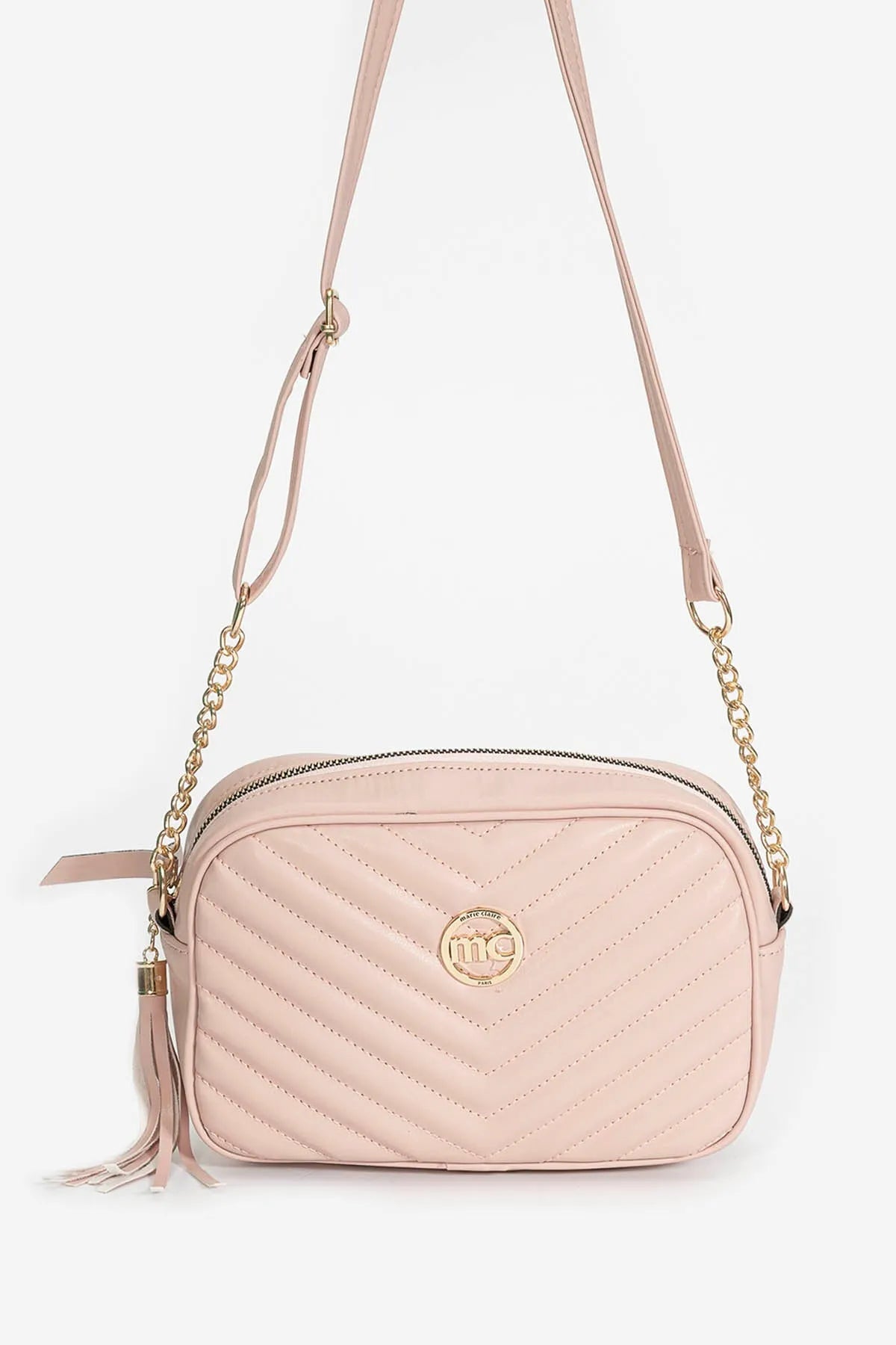 QUILTED CROSS-BODY BAG-Cross-Body Bags-MARIE CLAIRE- Pointure.AE