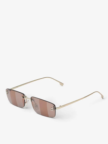 RECTANGULAR FENDI FIRST-Rectangular Frame Sunglasses-FENDI- Pointure.AE