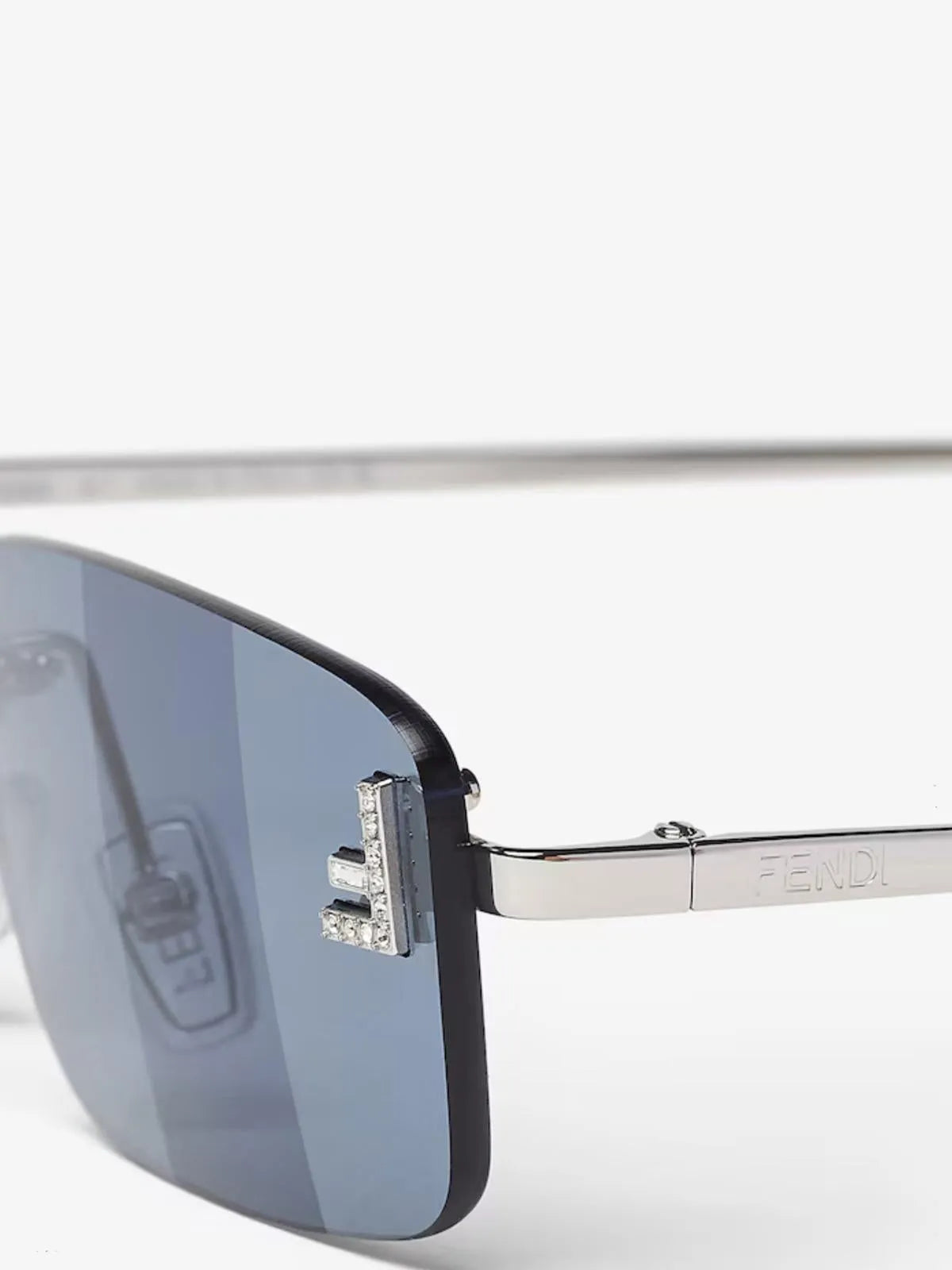 RECTANGULAR FENDI FIRST-Rectangular Frame Sunglasses-FENDI- Pointure.AE