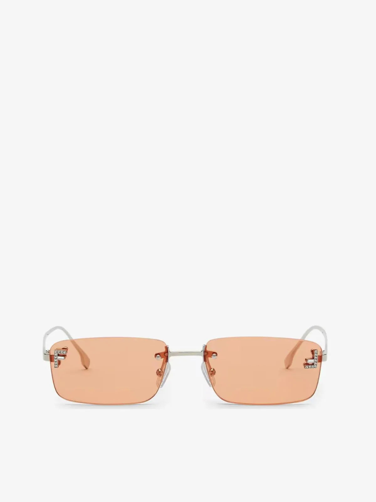 RECTANGULAR FENDI FIRST-Rectangular Frame Sunglasses-FENDI- Pointure.AE
