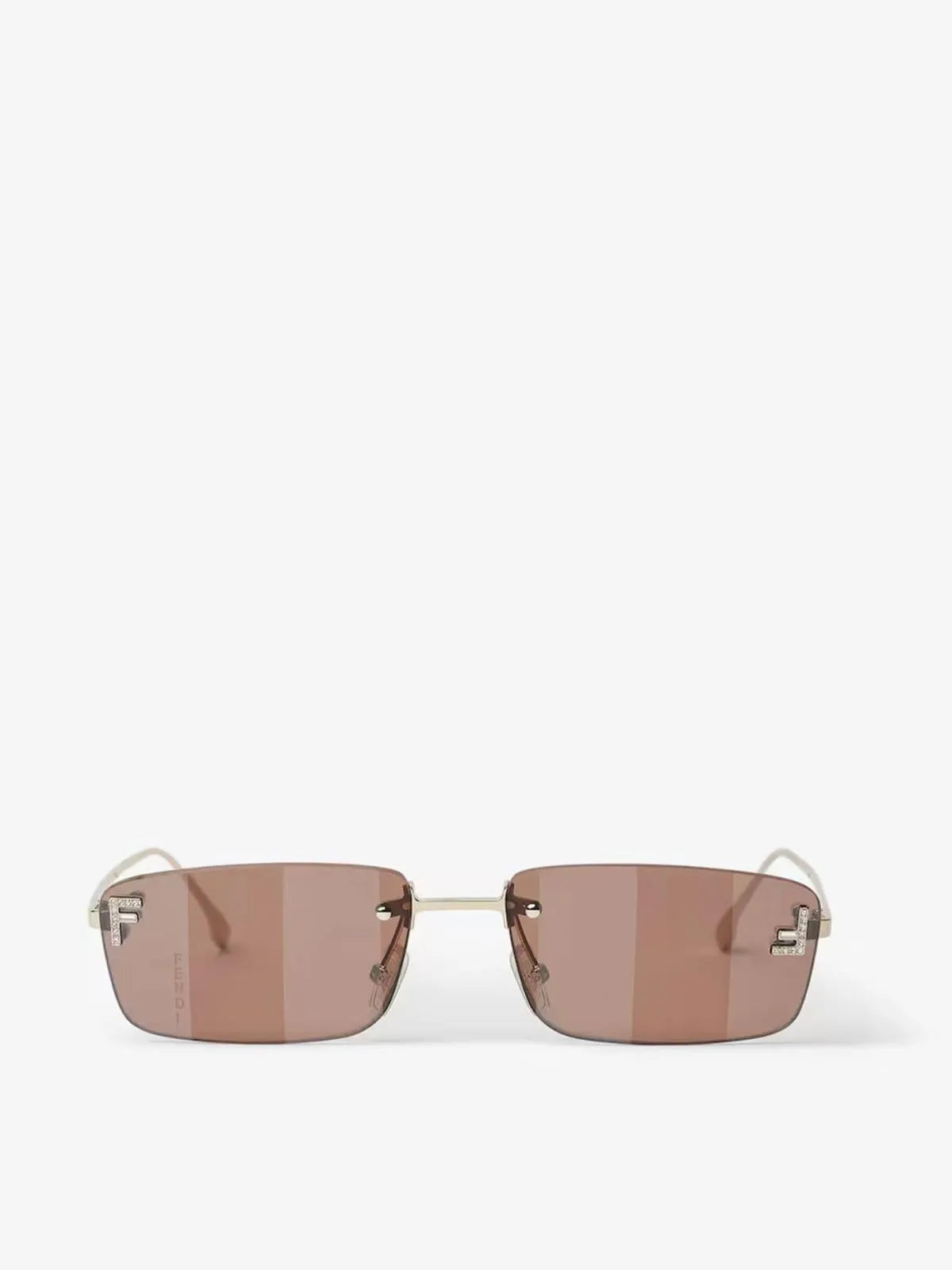 RECTANGULAR FENDI FIRST-Rectangular Frame Sunglasses-FENDI- Pointure.AE
