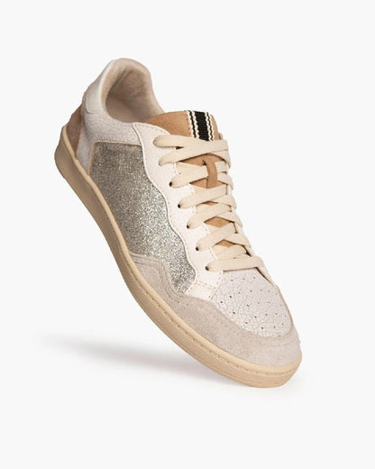 RETRO STYLE SPORTS SHOE IN GOLD-Sneakers-CORINA- Pointure.AE
