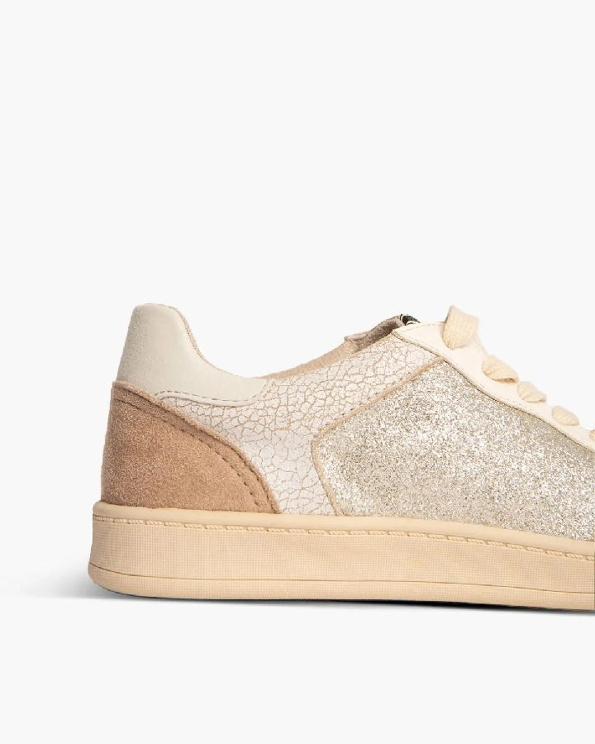 RETRO STYLE SPORTS SHOE IN GOLD-Sneakers-CORINA- Pointure.AE