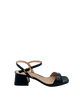 Sandal with a Wide Heel in Patent Black – Sandals by Unisa | MĀJÅ