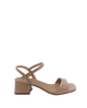 Sandal with a Wide Heel in Patent Dusty – Sandals by Unisa | MĀJÅ