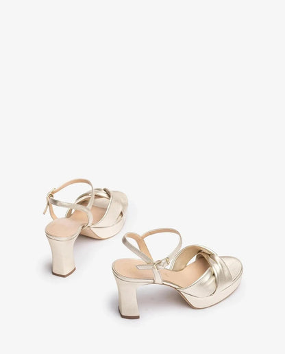 SANDAL WITH WIDE CROSSOVER STRAPS-Sandals-UNISA- Pointure.AE