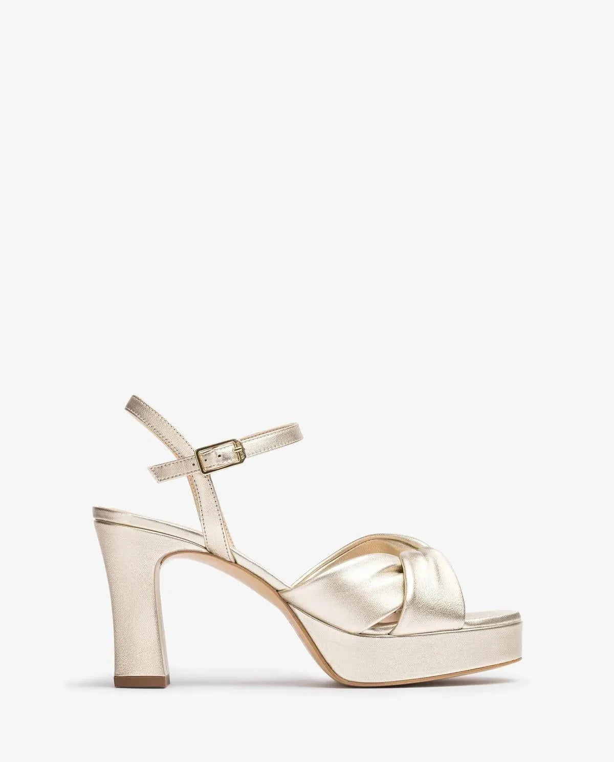 SANDAL WITH WIDE CROSSOVER STRAPS-Sandals-UNISA- Pointure.AE