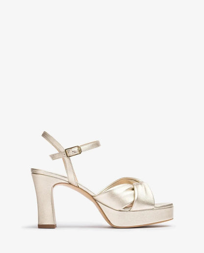 SANDAL WITH WIDE CROSSOVER STRAPS-Sandals-UNISA- Pointure.AE