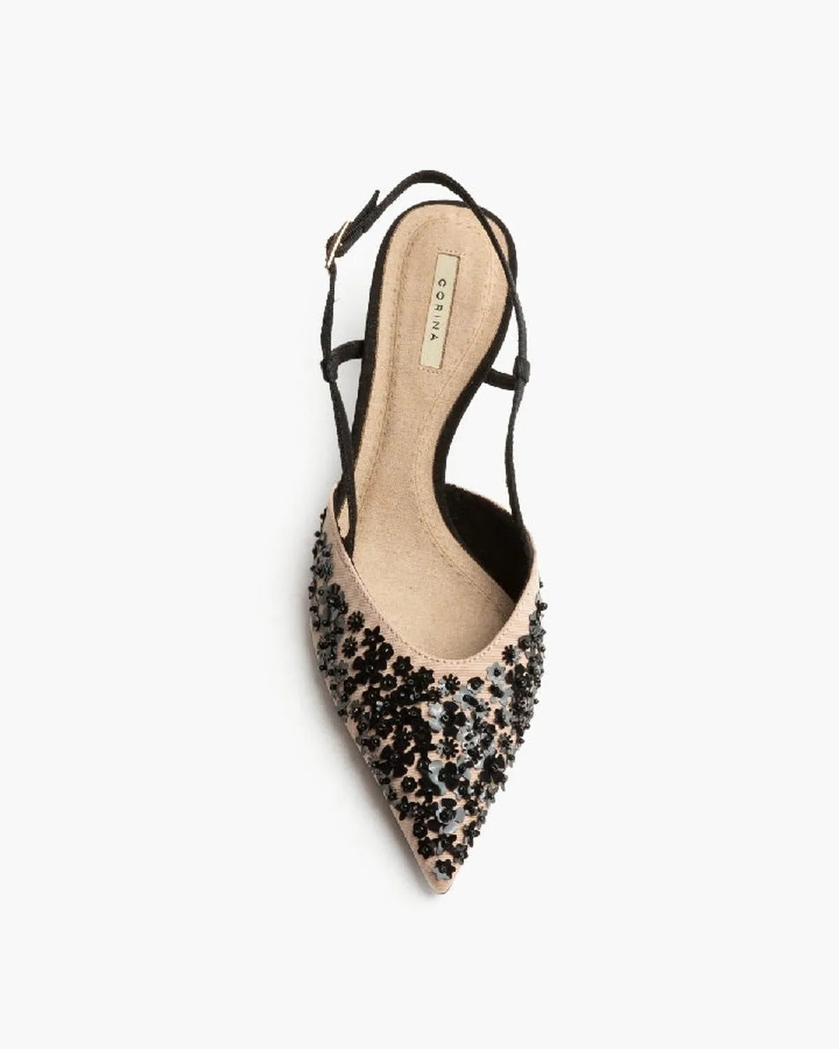 SLING-BACK WITH BEADS DETAIL-Sling Backs-CORINA- Pointure.AE