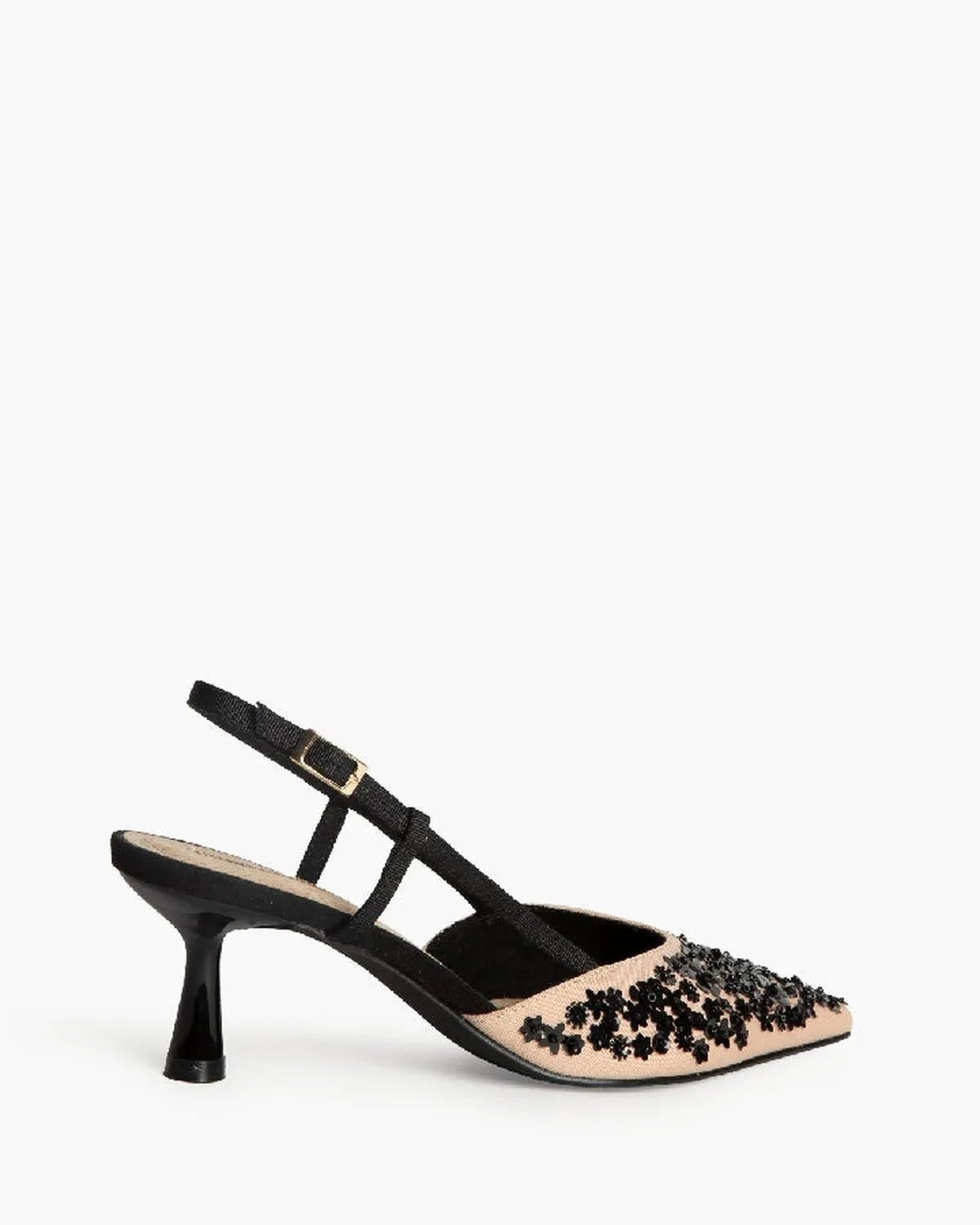 SLING-BACK WITH BEADS DETAIL-Sling Backs-CORINA- Pointure.AE