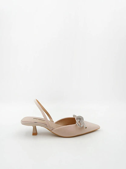 SLING-BACK WITH BOW DETAIL-Sling Backs-CORINA- Pointure.AE