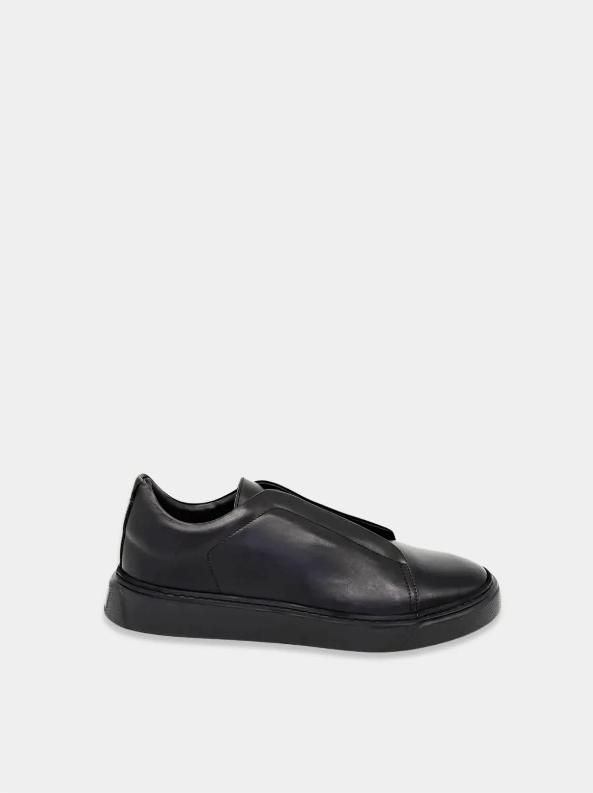 SLIP ON IN BLACK-Sneakers-BELTRAMI OSVALDO-Pointure.AE