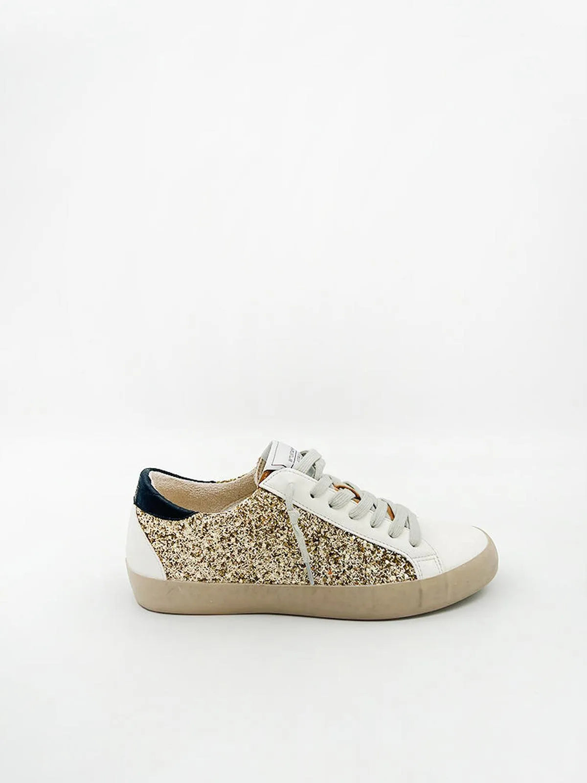 SNEAKERS IN GLITTER GOLD-Sneakers-CORINA- Pointure.AE