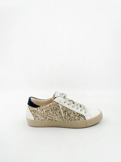 SNEAKERS IN GLITTER GOLD-Sneakers-CORINA- Pointure.AE