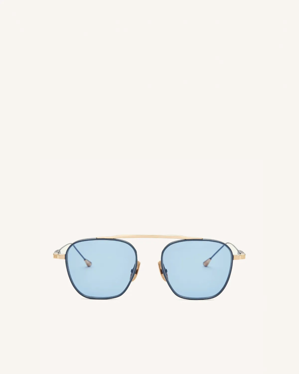 Spitfire -18K GOLD & BLUE/SOLID BLUE-Pilot Sunglasses-LUNETTERIE GÉNÉRALE- Pointure.AE